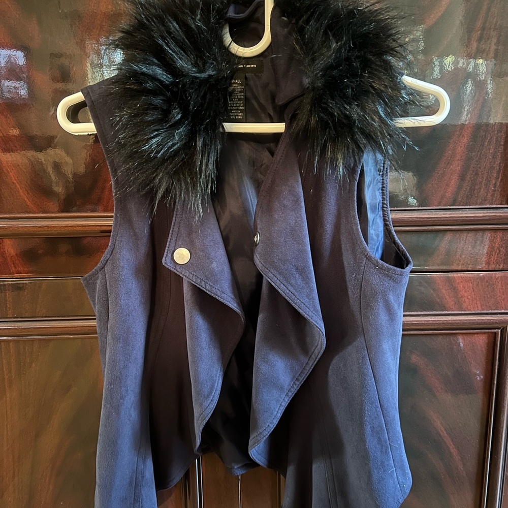 INC International Concepts Navy Vest